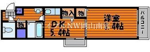 大元駅 徒歩4分 2階の物件間取画像